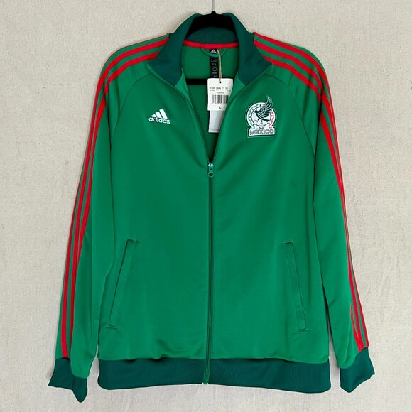 Adidas Mexico FMF Track Jacket Women’s Large NWT - Picture 1 of 9